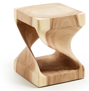 Stolik kawowy 30x30 cm drewniany – obraz-1