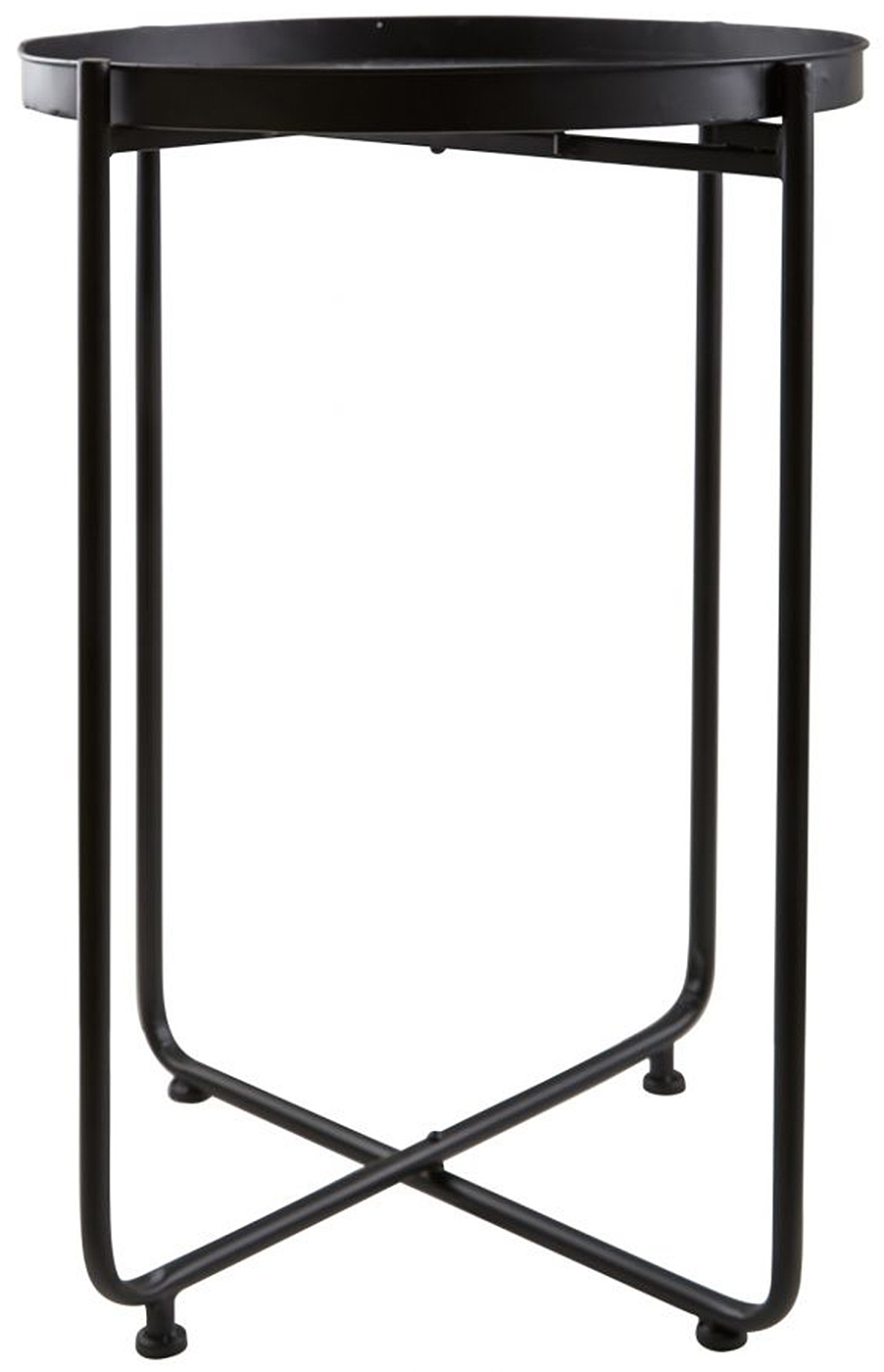 Stolik kawowy Henry Ø50 cm czarny – obraz-1