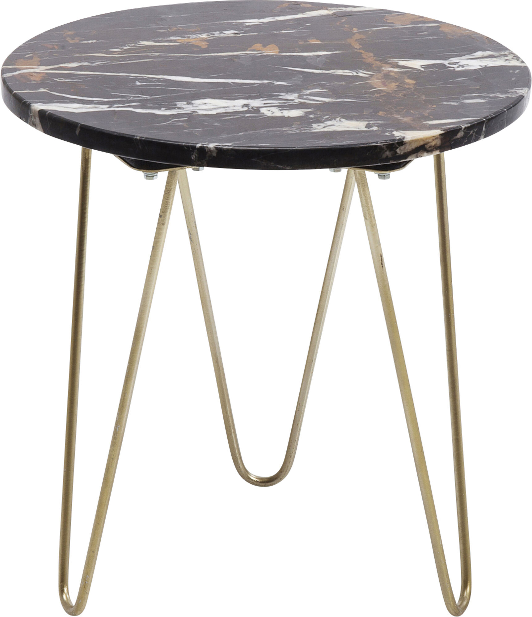 Stolik kawowy Key Largo Ø35 cm brązowy – grafika-1.