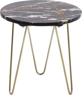 Stolik kawowy Key Largo Ø35 cm brązowy – grafika-1.