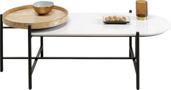 Soffbord Layered, 128x55cm – bild-1.