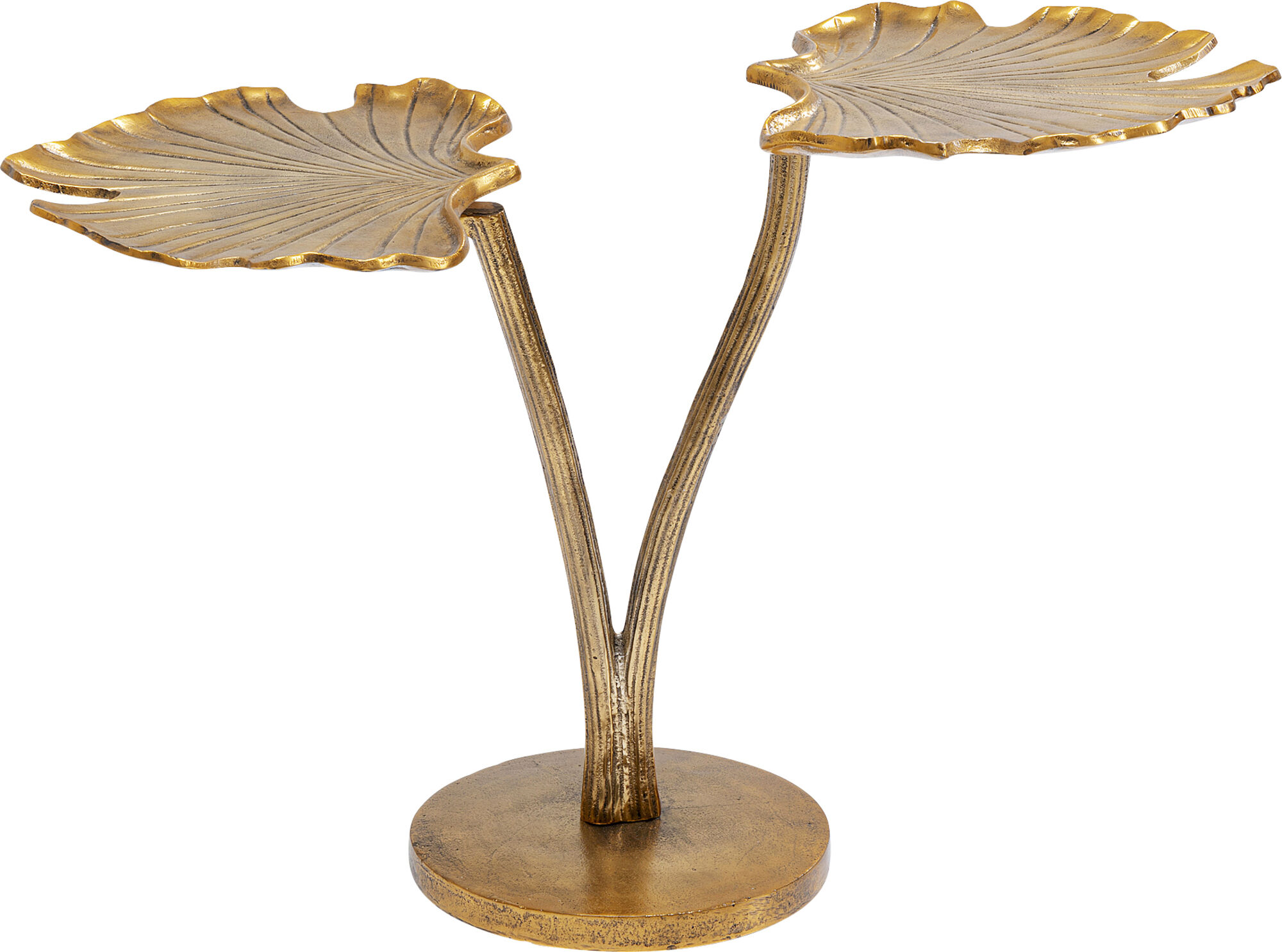 Sidebord Leaf Messing 57x40cm – bilde-1.