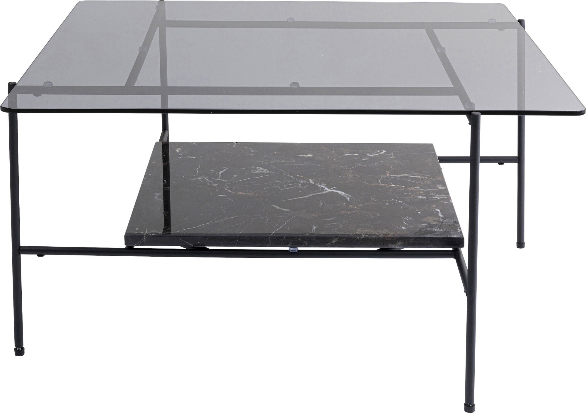 Stolik kawowy Lux 80x80 cm czarny – grafika-1.