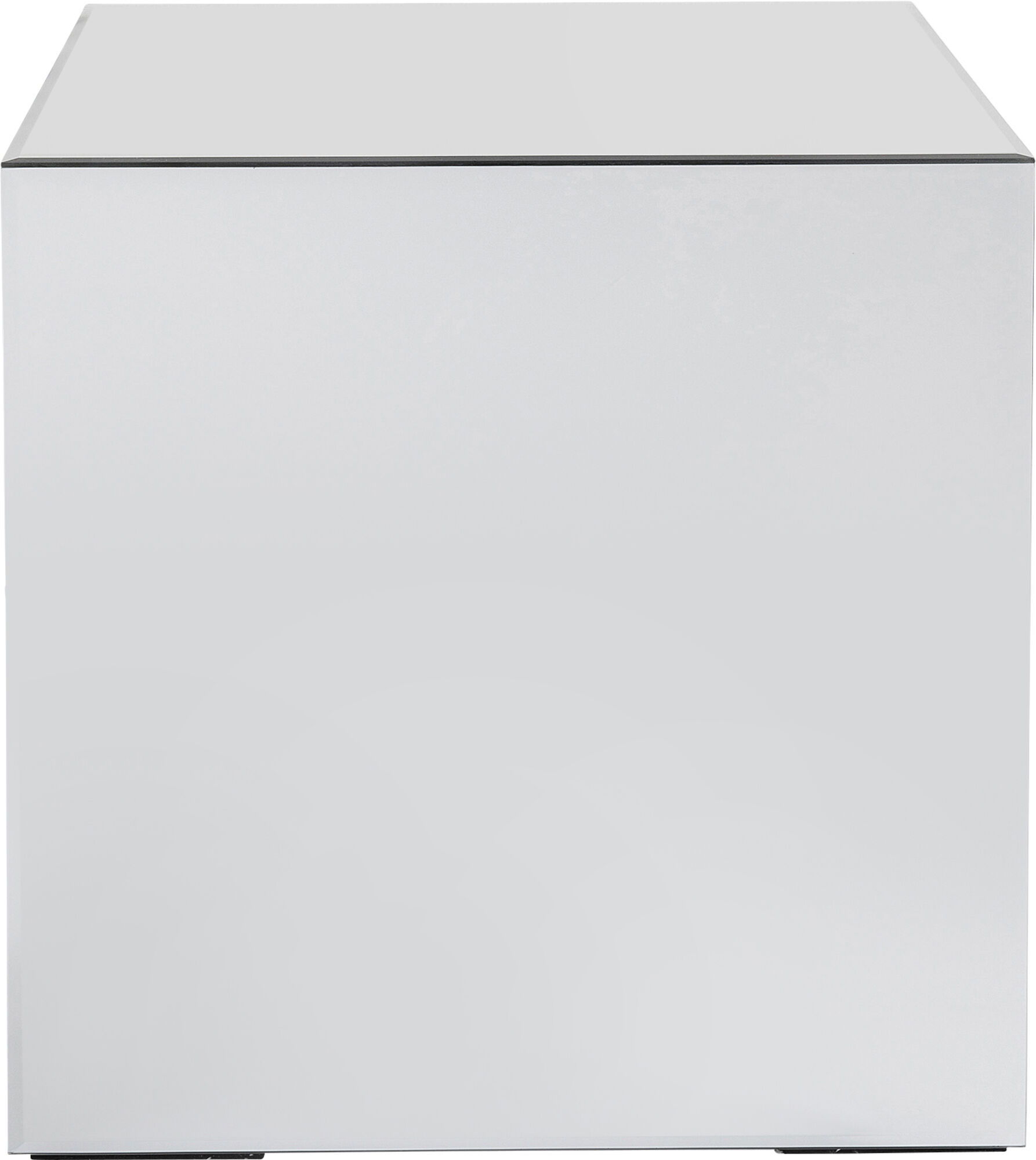 Stolik kawowy lustrzany kwadratowy 45x45 cm – obraz-1