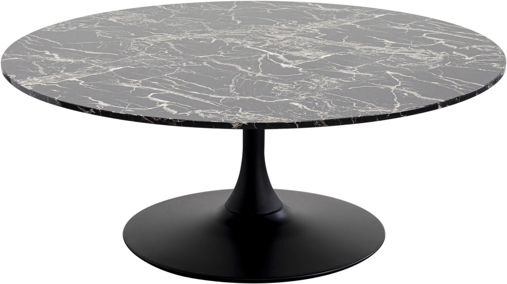 Mesa centro Schickeria Mármol Negro Ø110cm – Imagen-1.