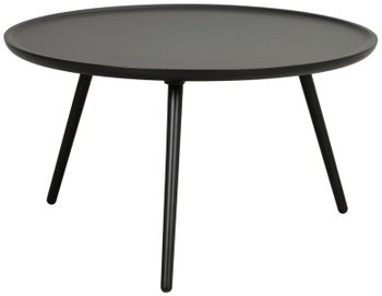 Stolik kawowy okrągły drewniany czarny Ø80x45 cm IV z ekspozycji – grafika-1.