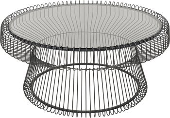 Sofabord Lisboa Sort Ø86cm – bilde-1.