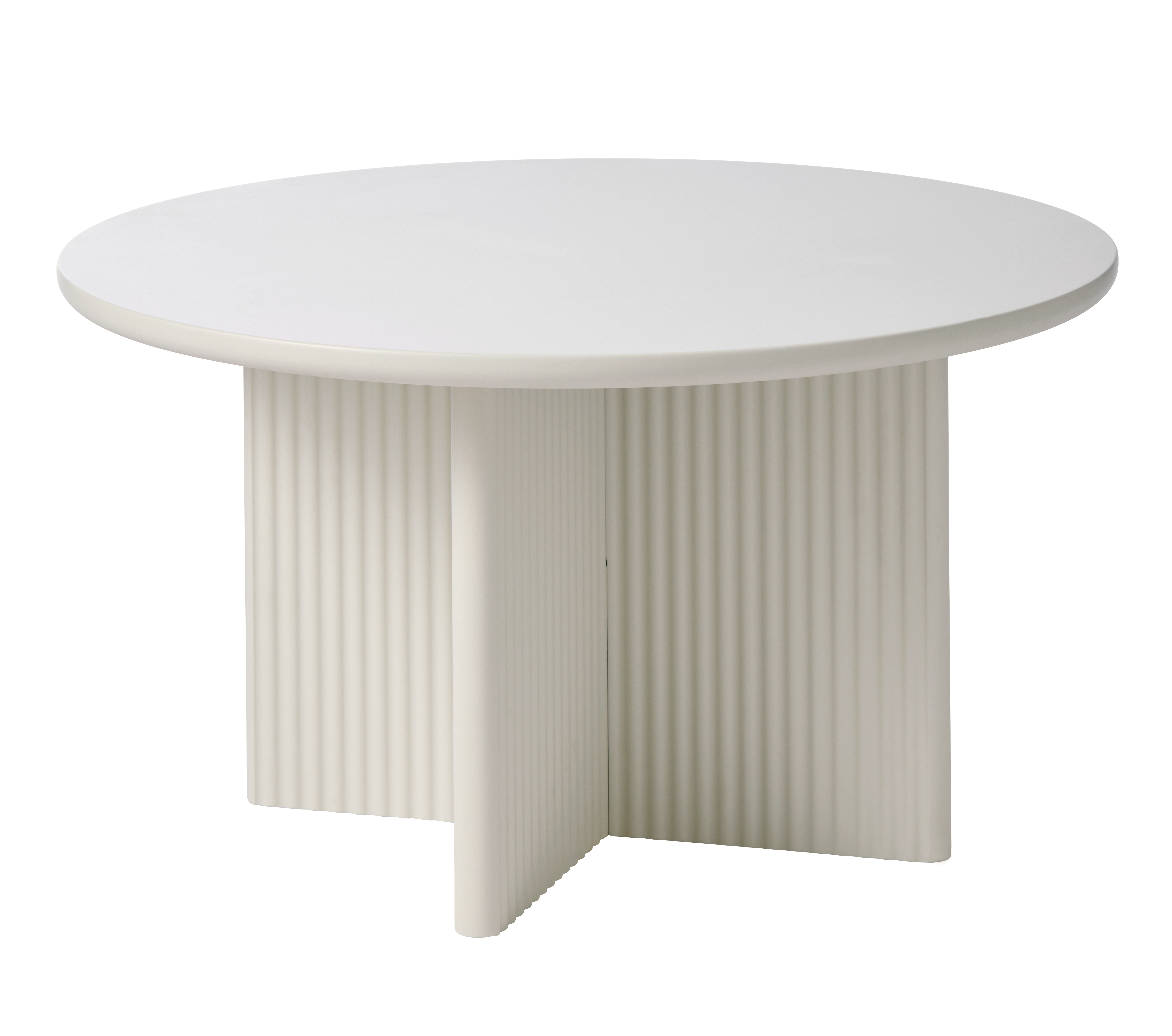 Stolik kawowy Palma Ø80 cm szarobeżowy greige – grafika-1.