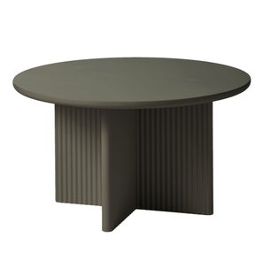 Stolik kawowy Palma Ø80 oliwkowa szarość – grafika-1.