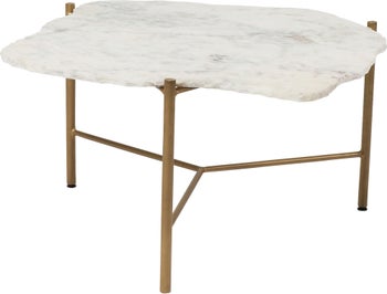 COFFEE TABLE PIEDRA WHITE 76X72CM – immagine-1.