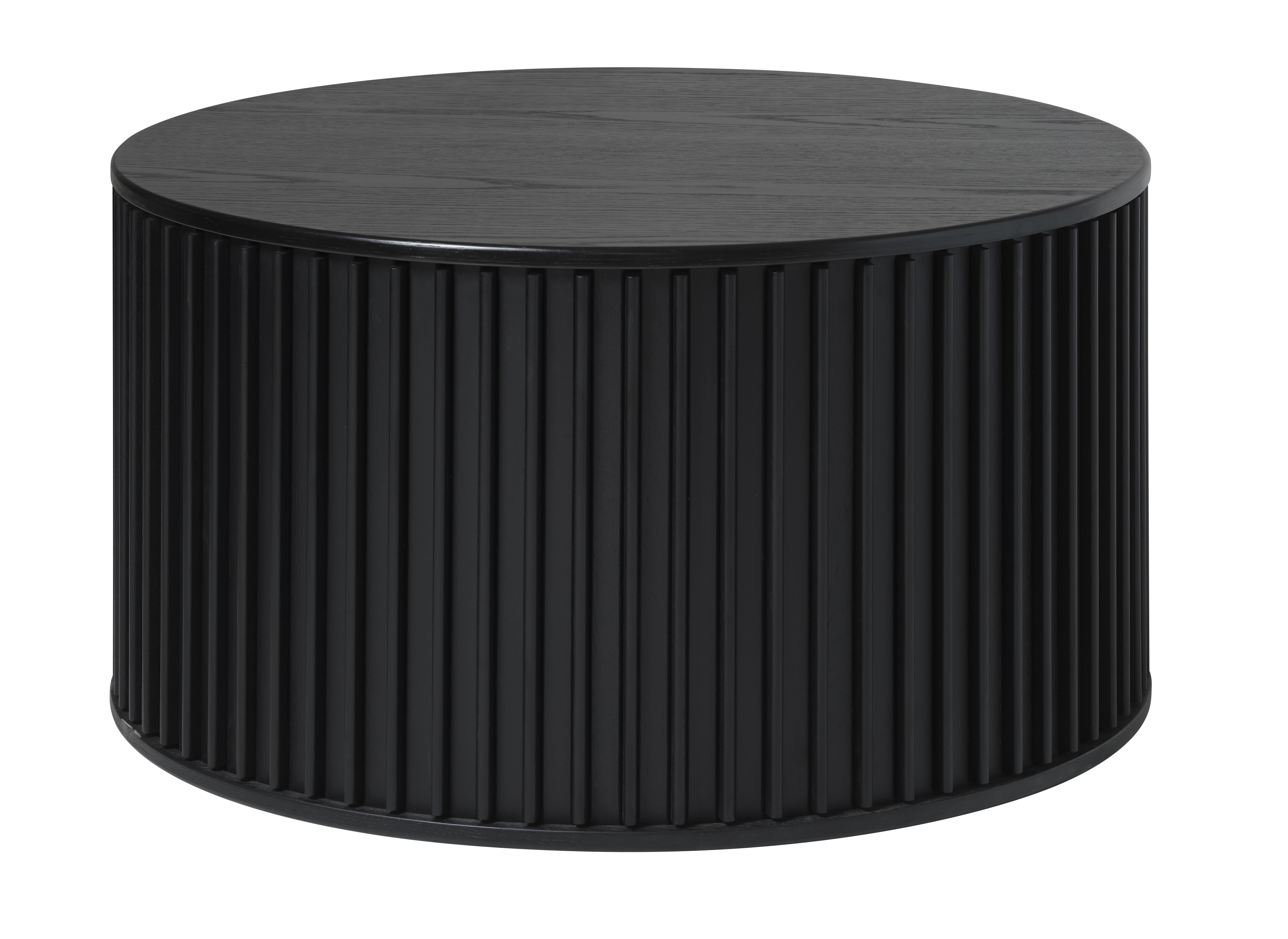 Stolik kawowy Siena czarny Ø85 cm – grafika-1.