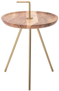 Stolik kawowy CeliaClever 36xH44 cm akacja – obraz-1