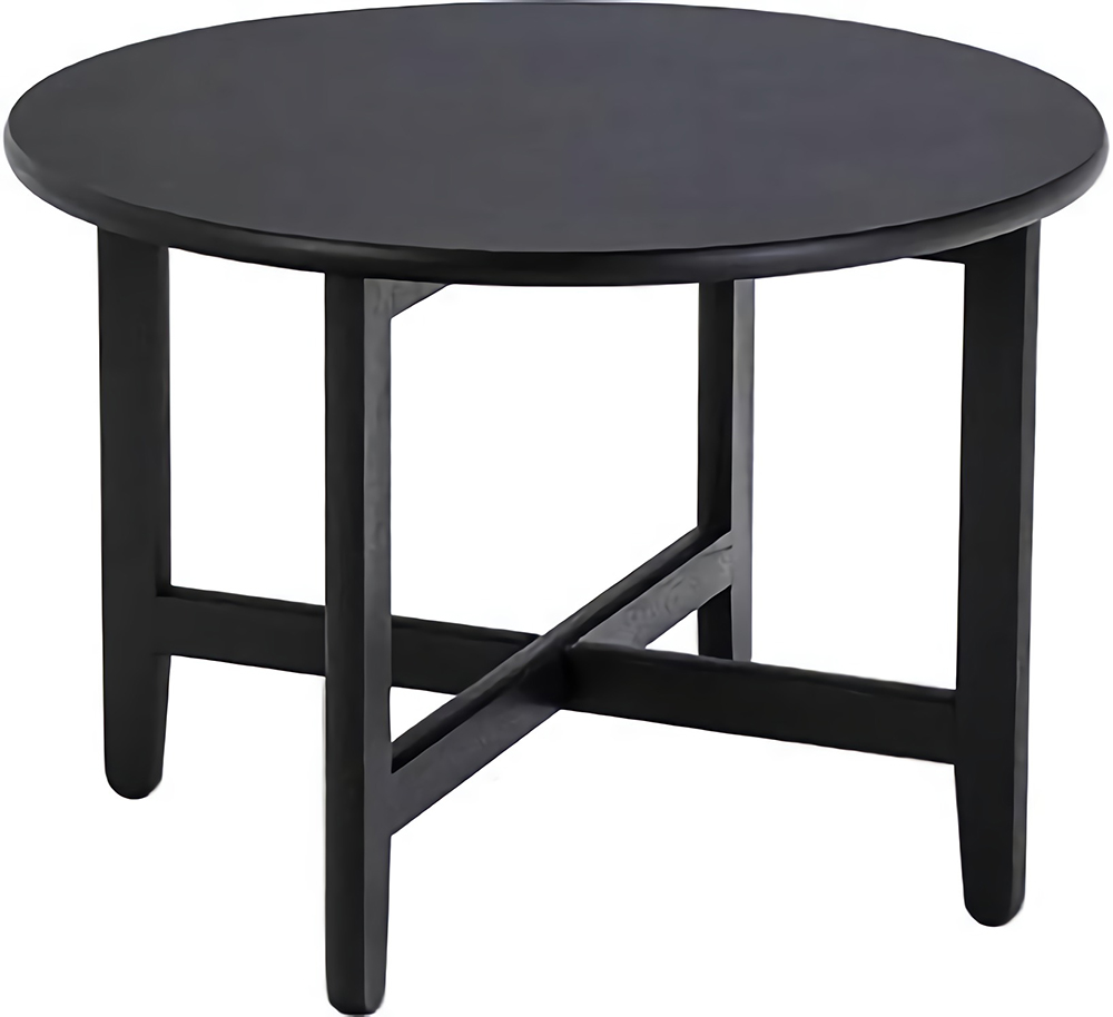 Stolik kawowy Spän Ø60 cm czarny – obraz-1
