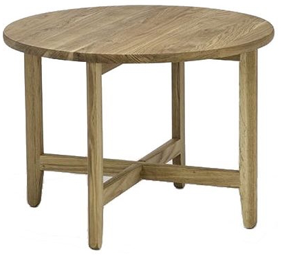 Stolik kawowy Spän Ø60 cm naturalny – obraz-1