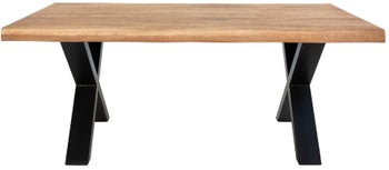 Stolik kawowy Toulon 120x70 cm dębowy naturalny - nogi czarne – grafika-1.