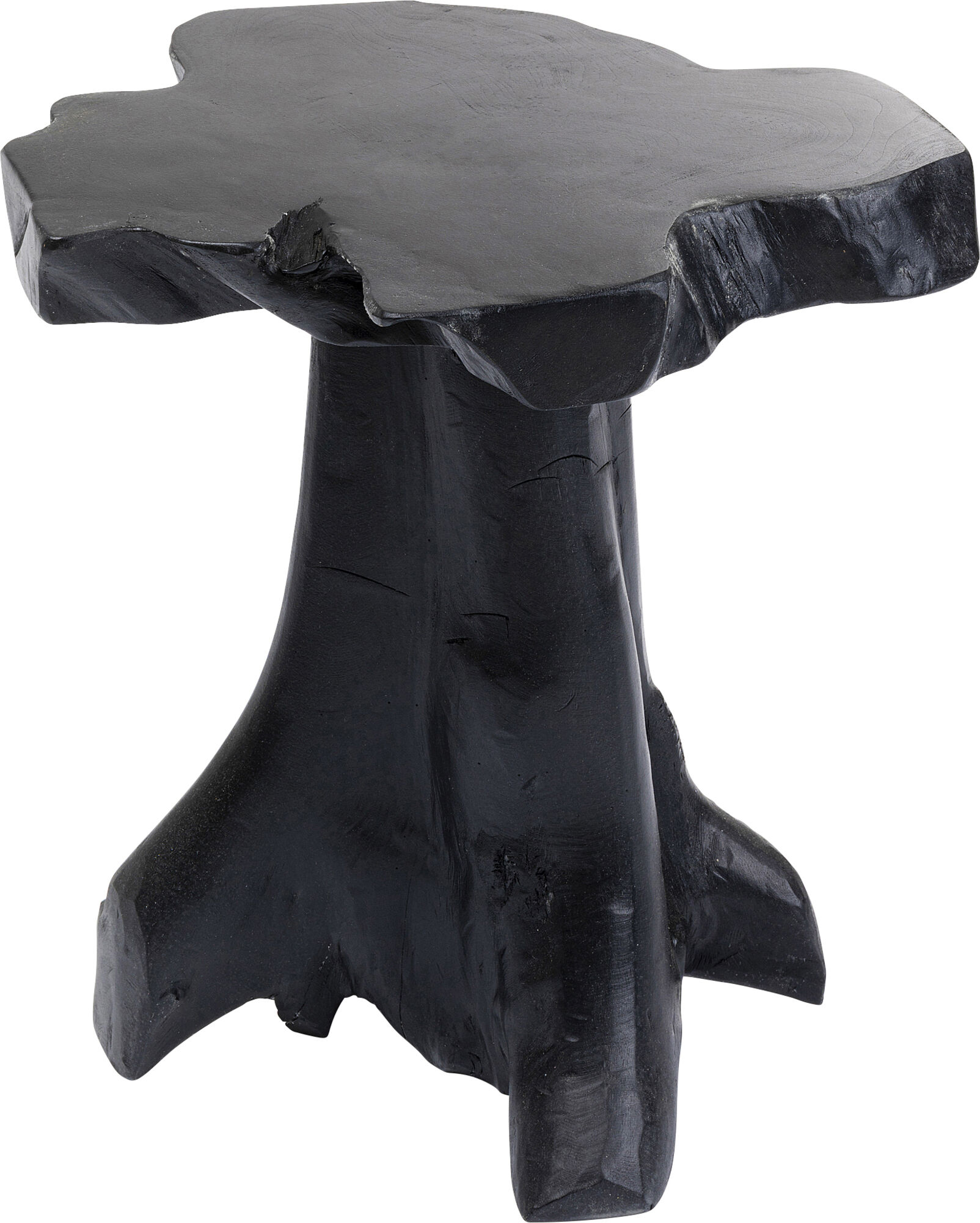Stolik kawowy Tree Big 50x50 cm czarny – obraz-1