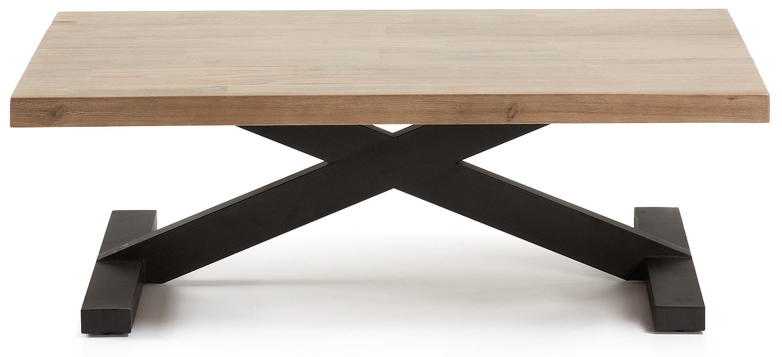 Stolik kawowy 120x70 cm drewniany – obraz-1