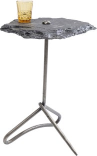 Stolik kawowy Vulcano Pure 48x48 cm antracytowy – obraz-1