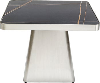 Mesa auxiliar Miler plata 60x60cm – Imagen-1.