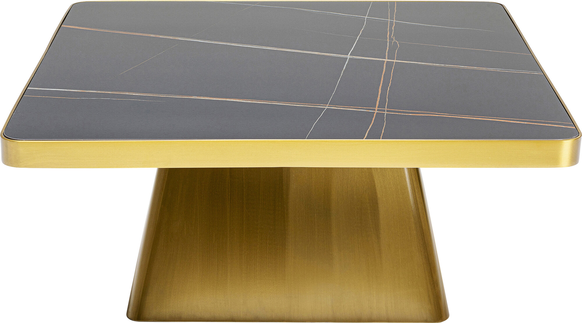 Stolik kawowy z marmurowym blatem i złotą podstawą 80x80 cm – grafika-1.