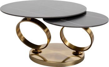 Mesa centro Beverly Gold 132x80cm – Imagen-1.