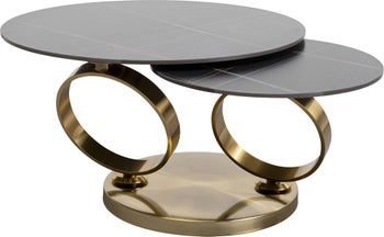 Mesa centro Beverly Gold 132x80cm – Imagen-1.