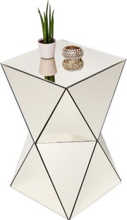 Mesa auxiliar Luxury Triangle Champagne – Imagen-1.