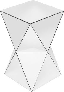 Stolik Luxury Triangle 32xH54 cm biały – obraz-1