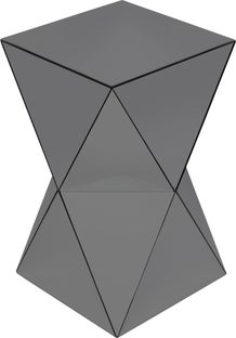 Stolik Luxury Triangle 32xH54 cm szary – obraz-1