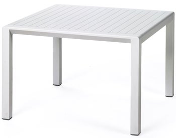 Stolik ogrodowy Aria 60x60 cm biały – obraz-1