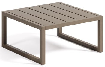 Stolik ogrodowy 60x60 cm aluminium zielony – obraz-1