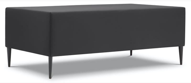 Stolik ogrodowy prostokątny metalowy grafitowy 120x60 cm z ekspozycji II – grafika-1.