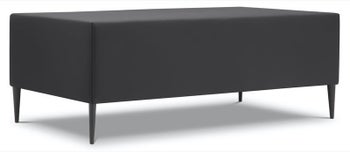 Stolik ogrodowy prostokątny metalowy grafitowy 120x60 cm z ekspozycji II – grafika-1.