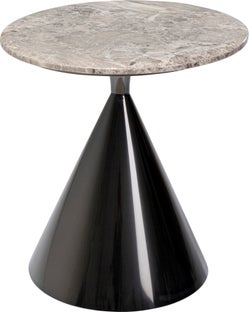 Šoninis staliukas Rita Black Ø50cm – paveikslėlis-1.