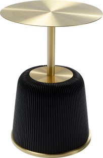 Mesa auxiliar Endless Vegas Negro Ø40cm – Imagen-1.