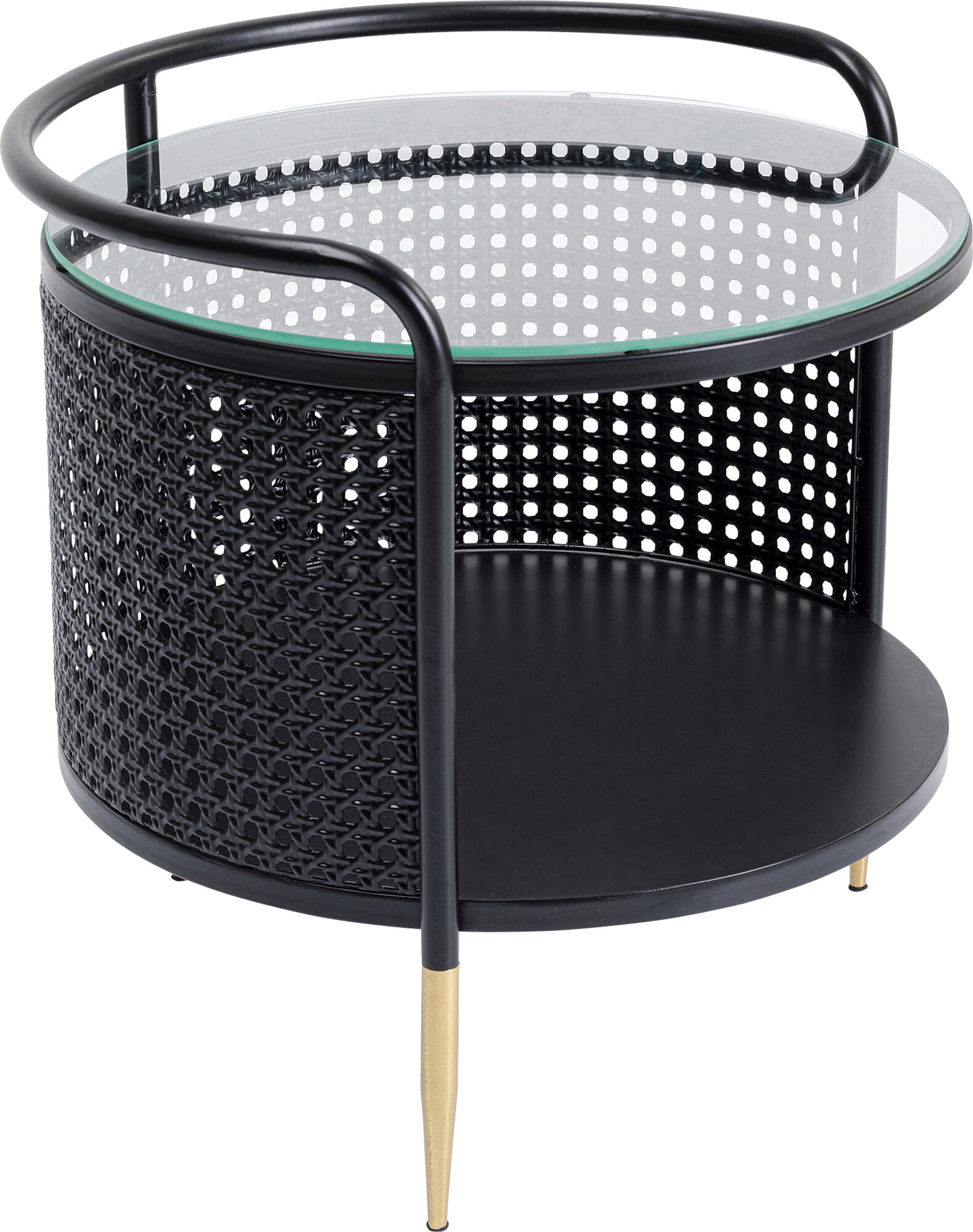 Mesa auxiliar Fence Ø45cm "Version 1" – Imagen-1.