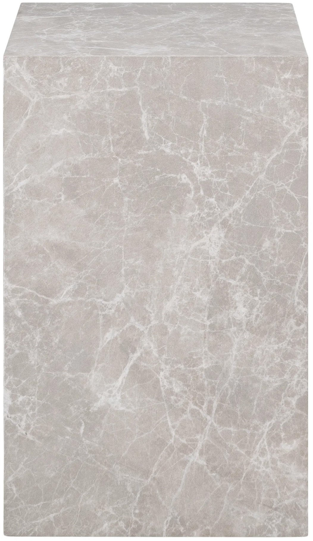 Stolik pomocniczy imitacja marmuru beżowy 30x50 cm – grafika-1.