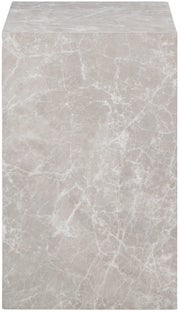 Stolik pomocniczy imitacja marmuru beżowy 30x50 cm – grafika-1.