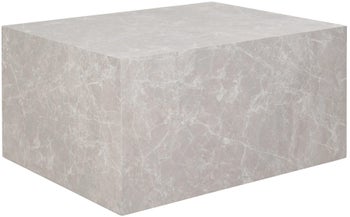 Stolik pomocniczy imitacja marmuru beżowy prostokątny 60x80 cm – grafika-1.