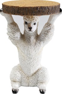 Mesa auxiliar Animal Lama Ø32cm – Imagen-1.