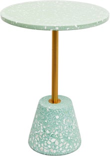 Šoninis staliukas Amore Mint Ø40cm – paveikslėlis-1.