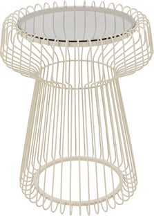 Lisboa sidebord, greige Ø38cm – billede-1.