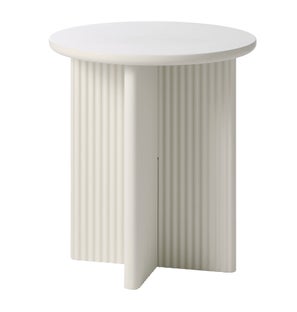 Stolik pomocniczy Palma Ø50 cm szarobeżowy greige – grafika-1.