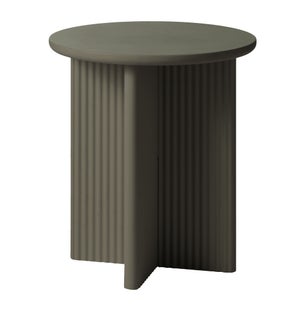 Stolik pomocniczy Palma szarość oliwkowa Ø50 cm – grafika-1.
