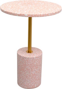 Amore sidebord, pink Ø40cm – billede-1.