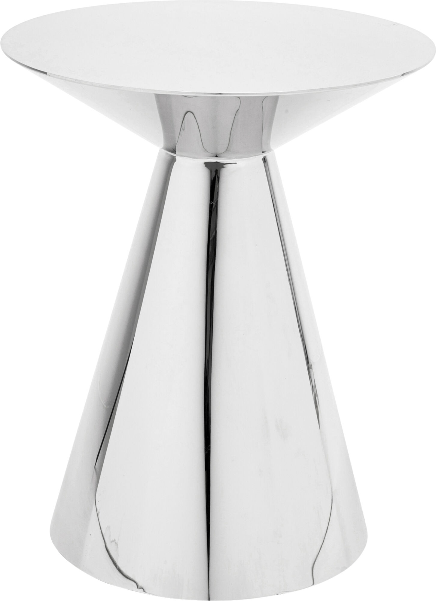 Mesa auxiliar Mambo Cromo Ø45cm – Imagen-1.