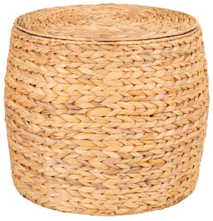 Stolik pomocniczy ze schowkiem hiacynt wodny Ø43xH34 cm – grafika-1.