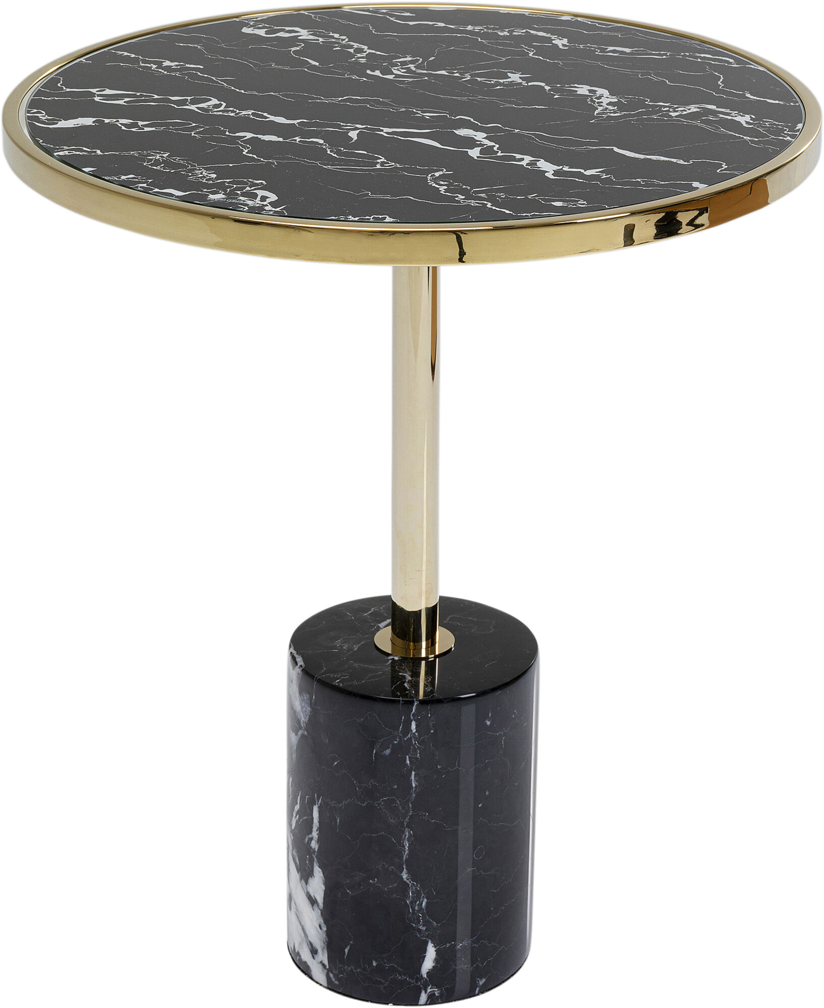 Fekete San Remo Kisasztal 46Cm – kép-1.