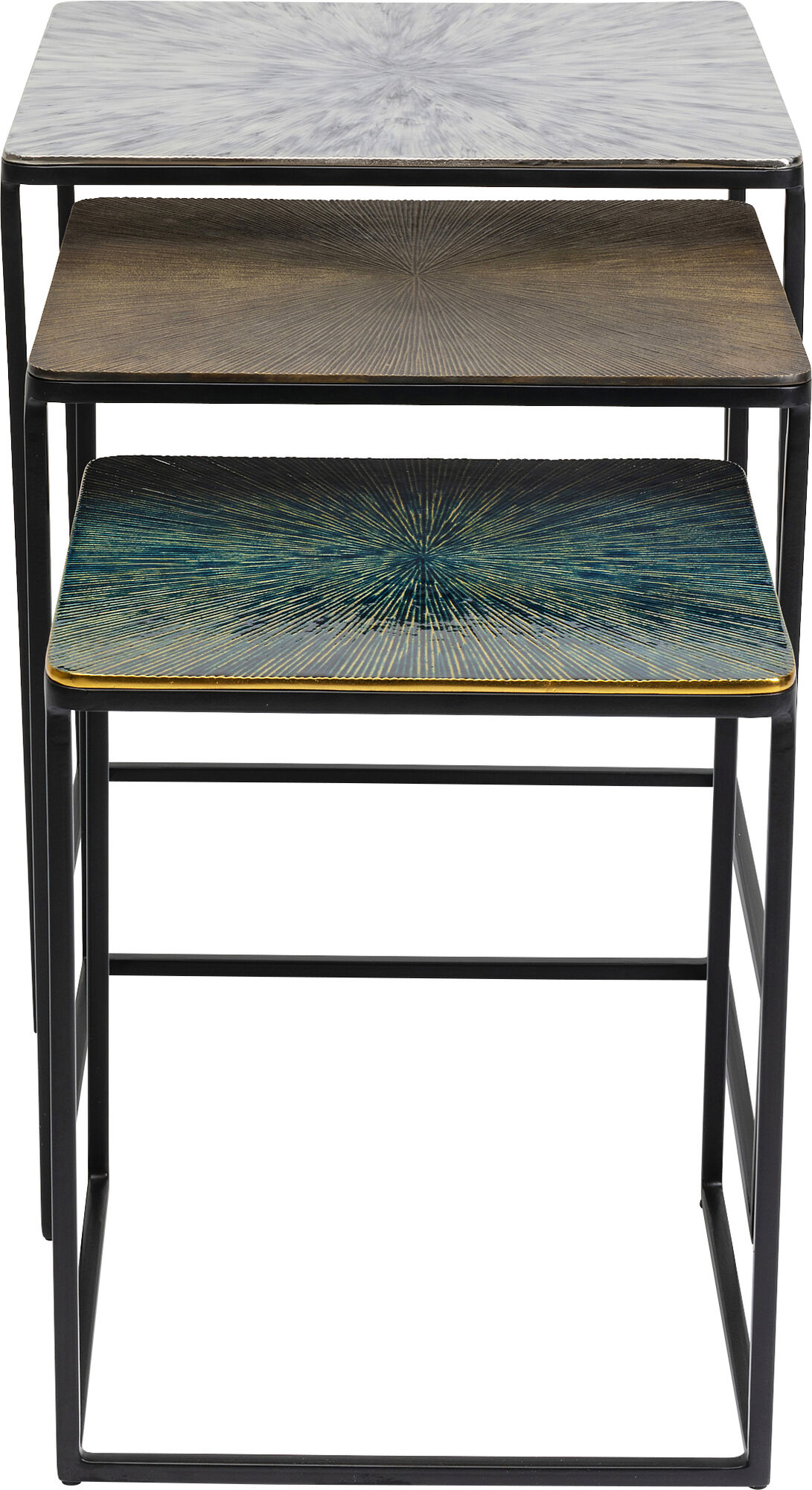 Mesa auxiliar Ray cuadrada (3/Set) – Imagen-1.