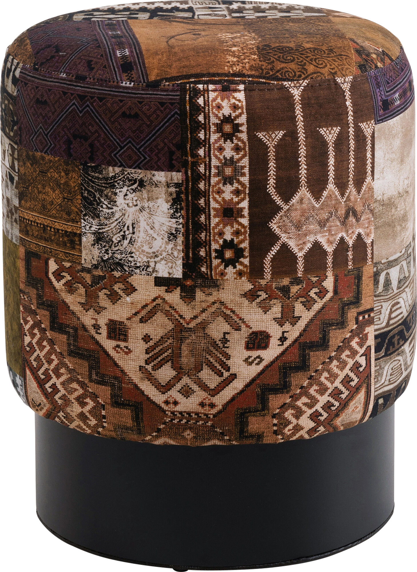 Stołek Cherry Tahiti czarny Ø36cm Limited – obraz-1